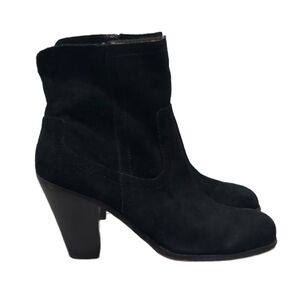 Corso Como Womens Suede Ankle Heels boots shoes sz 8M
